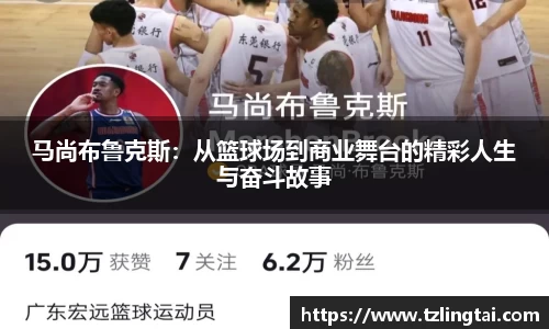 马尚布鲁克斯：从篮球场到商业舞台的精彩人生与奋斗故事